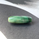 A-Grade Natural Bluish Green Jadeite Barrel Pendant No.220596