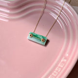 A-Grade Natural Imperial Floral Jadeite Tag Pendant No. 172974