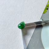 Icy A-Grade Natural Dark Bluish Green Jadeite Hulu (Calabash) No.130524