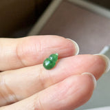 Icy A-Grade Natural Dark Bluish Green Jadeite Hulu (Calabash) No.130524