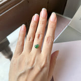 Icy A-Grade Natural Dark Bluish Green Jadeite Hulu (Calabash) No.130524