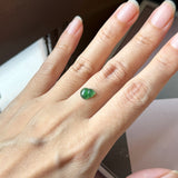 Icy A-Grade Natural Dark Bluish Green Jadeite Hulu (Calabash) No.130524