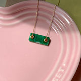 A-Grade Natural Imperial Green Jadeite Tag Pendant No. 172975