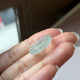 14.2mm Icy A-Grade Natural Light Green Jadeite Ring Band No. 162640