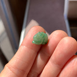 A-Grade Imperial Green Jadeite Rabbit Pendant No. 172964