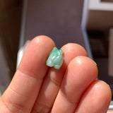 A-Grade Green Jadeite Rat Pendant No. 172965