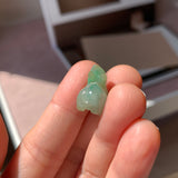 A-Grade Green Yellow Jadeite Rat Pendant No. 172966