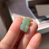 A-Grade Green Yellow Jadeite Rat Pendant No. 172966