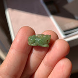 A-Grade Dark Yellowish Green Jadeite Pixiu Pendant No. 172968