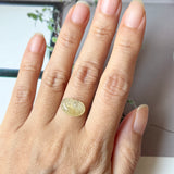 Icy A-Grade Yellow Jadeite Ruyi Pendant No. 172987