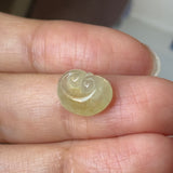 Icy A-Grade Yellow Jadeite Ruyi Pendant No. 172987