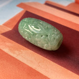 A-Grade Natural Bluish Green Jadeite Money Vine Barrel No.171337