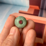 A-Grade Natural Bluish Green Jadeite Money Vine Barrel No.171337