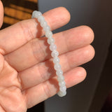 5.1mm A-Grade Natural Tri-Colour Jadeite Beaded Bracelet No.190512