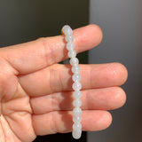 5.1mm A-Grade Natural Tri-Colour Jadeite Beaded Bracelet No.190513