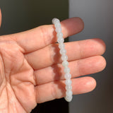 5.1mm A-Grade Natural Tri-Colour Jadeite Beaded Bracelet No.190513