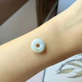 A-Grade Natural Multi-colour Jadeite Bagel Piece No. 172654