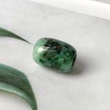 SOLD OUT: A-Grade Natural Bluish Green Jadeite Barrel Pendant No.220705