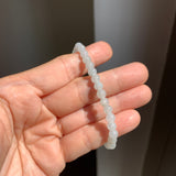 5.1mm A-Grade Natural Tri-Colour Jadeite Beaded Bracelet No.190514