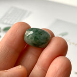 A-Grade Natural Bluish Green Jadeite Barrel Pendant No.220706