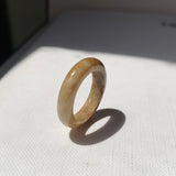 17.7mm A-Grade Natural Russet Jadeite Ring Band No. 161882