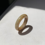 17.7mm A-Grade Natural Russet Jadeite Ring Band No. 161882