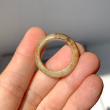 17.7mm A-Grade Natural Russet Jadeite Ring Band No. 161882