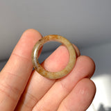 17.7mm A-Grade Natural Russet Jadeite Ring Band No. 161882