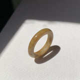 17.7mm A-Grade Natural Russet Jadeite Ring Band No. 161892