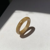 17.7mm A-Grade Natural Russet Jadeite Ring Band No. 161892