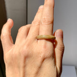 17.7mm A-Grade Natural Russet Jadeite Ring Band No. 161892