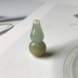 A-Grade Natural Bluish Green Yellow Jadeite Pendant (Calabash) No.220708