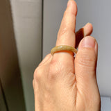 17.7mm A-Grade Natural Russet Jadeite Ring Band No. 161892