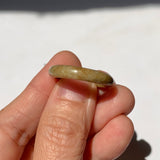 17.7mm A-Grade Natural Russet Jadeite Ring Band No. 161892