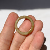 17.7mm A-Grade Natural Russet Jadeite Ring Band No. 161892