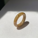 17.7mm A-Grade Natural Russet Jadeite Ring Band No. 161895