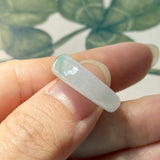 SOLD OUT: 16.3mm A-Grade Natural Lilac Green Jadeite Ring Band No.162514