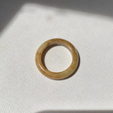 17.7mm A-Grade Natural Russet Jadeite Ring Band No. 161895