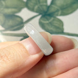 SOLD OUT: 16.3mm A-Grade Natural Lilac Green Jadeite Ring Band No.162514