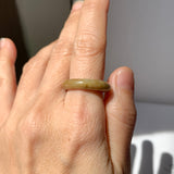 17.7mm A-Grade Natural Russet Jadeite Ring Band No. 161895