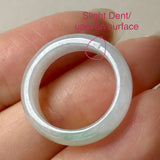 SOLD OUT: 16.3mm A-Grade Natural Lilac Green Jadeite Ring Band No.162514