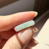 16.1mm A-Grade Natural Floral Jadeite Ring Band No.162515