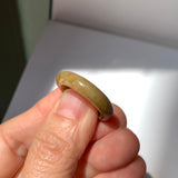 17.7mm A-Grade Natural Russet Jadeite Ring Band No. 161895
