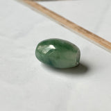 A-Grade Natural Bluish Green Floral Jadeite Barrel Pendant No.220702