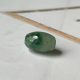 A-Grade Natural Bluish Green Floral Jadeite Barrel Pendant No.220702