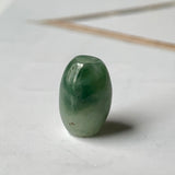 A-Grade Natural Bluish Green Floral Jadeite Barrel Pendant No.220702