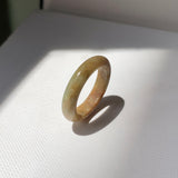 17.6mm A-Grade Natural Russet Jadeite Ring Band No. 161896