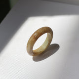 17.6mm A-Grade Natural Russet Jadeite Ring Band No. 161896
