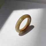 17.6mm A-Grade Natural Russet Jadeite Ring Band No. 161896