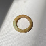 17.6mm A-Grade Natural Russet Jadeite Ring Band No. 161896